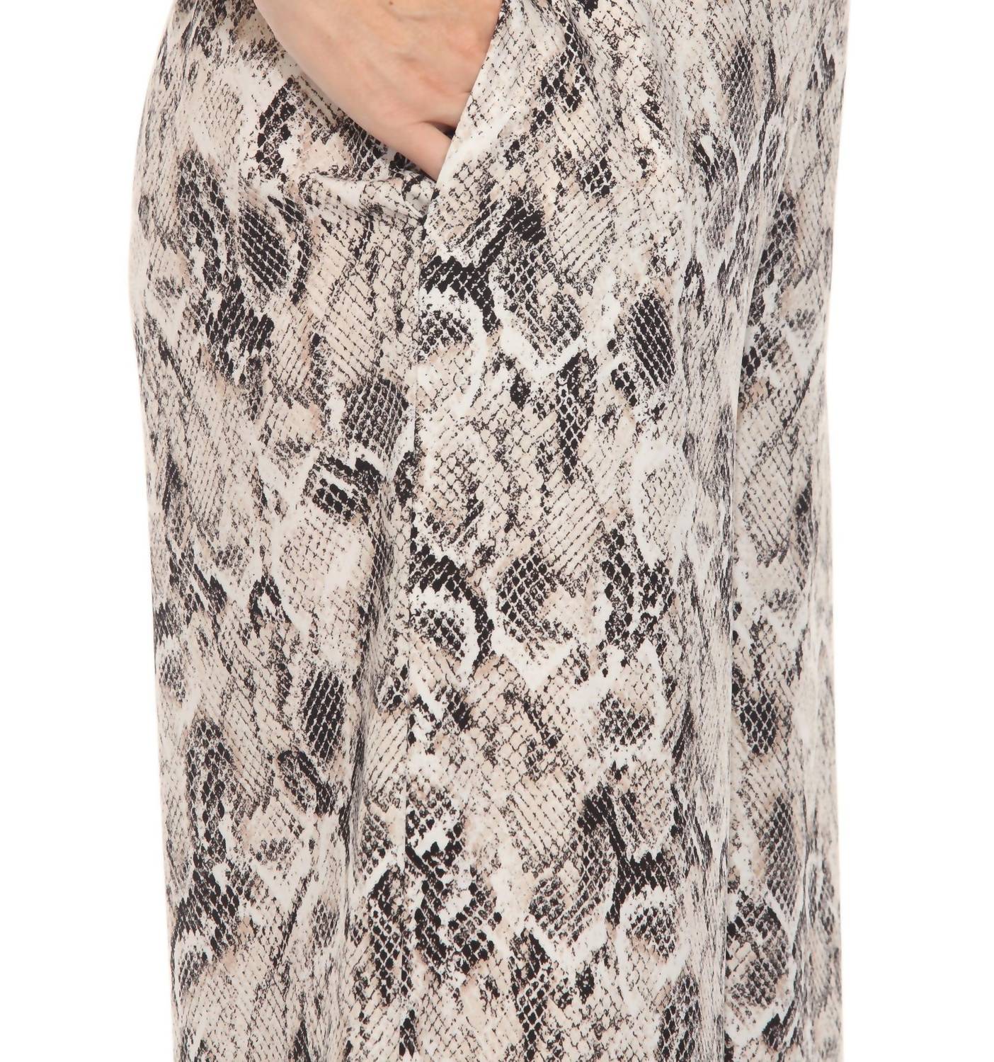 Joseph Ribkoff - Snakeskin Print Culotte Pants