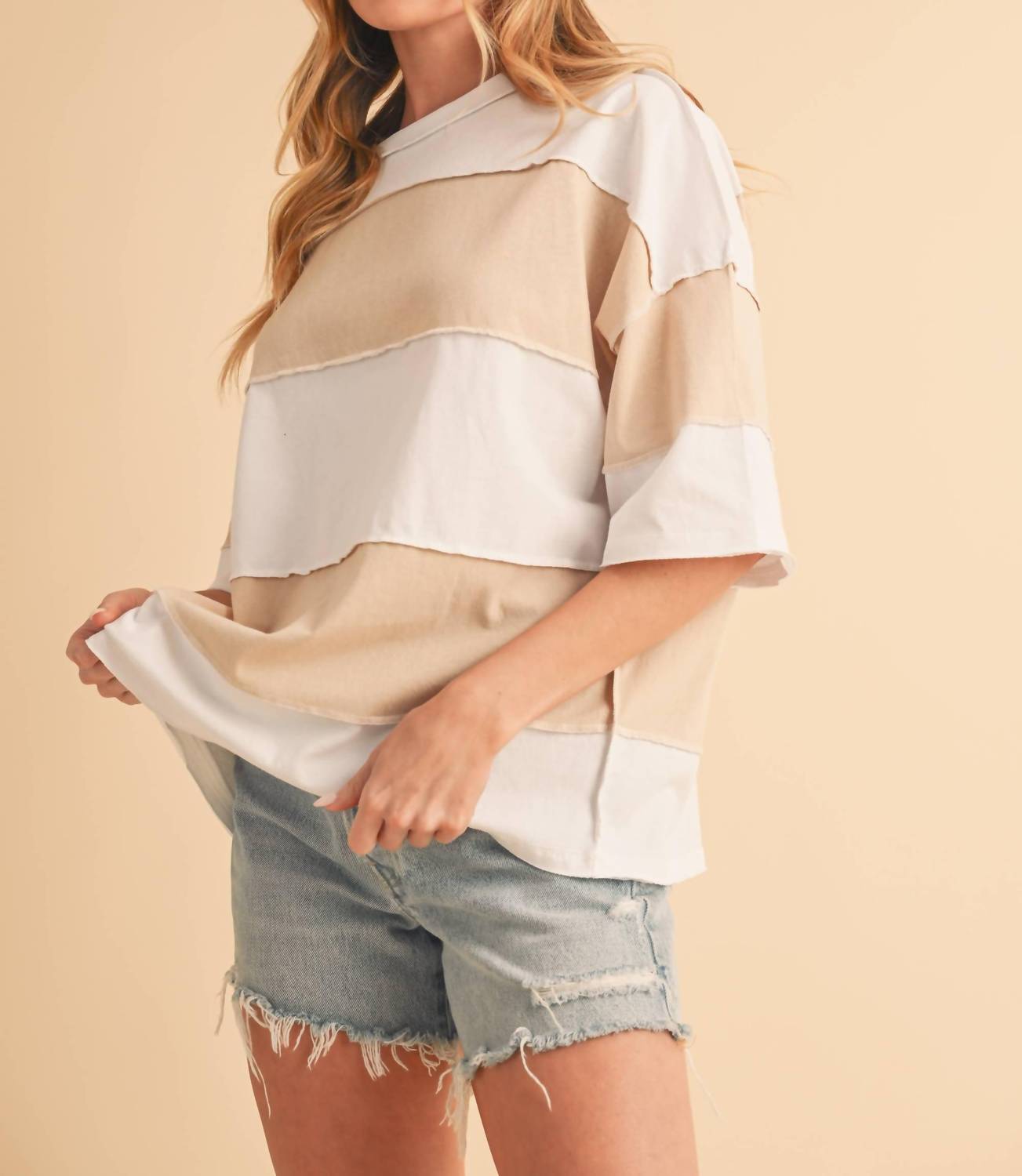 Aemi + Co - Polly Color Block Top