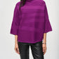 Joseph Ribkoff - Mock Neck Three Quarter Sleeve Sweater