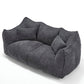 Comfortable Dual Beanbag Chair With High Resilience Foam Core For 2 People