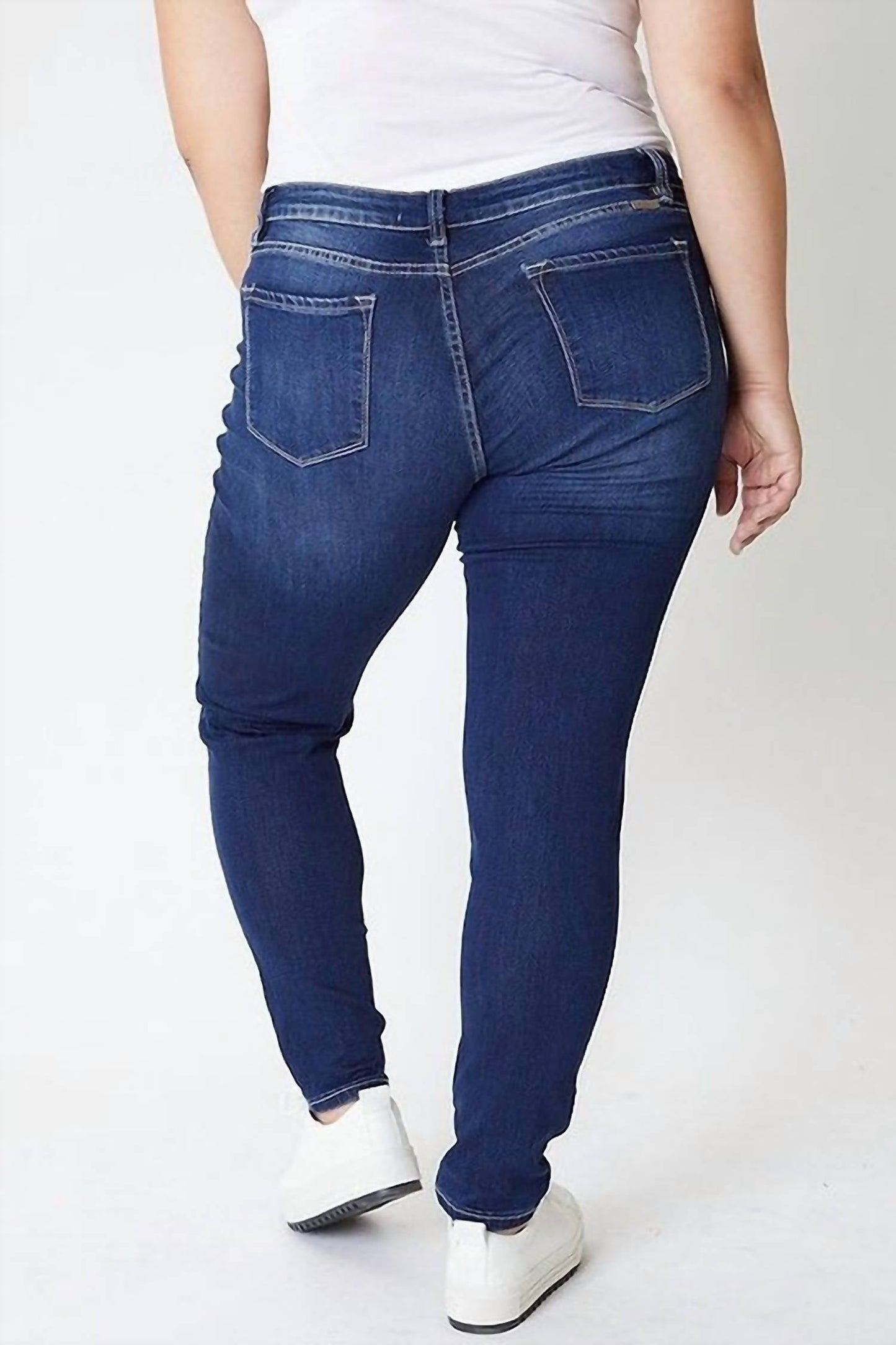 Kancan - Calça jeans super skinny de cintura média