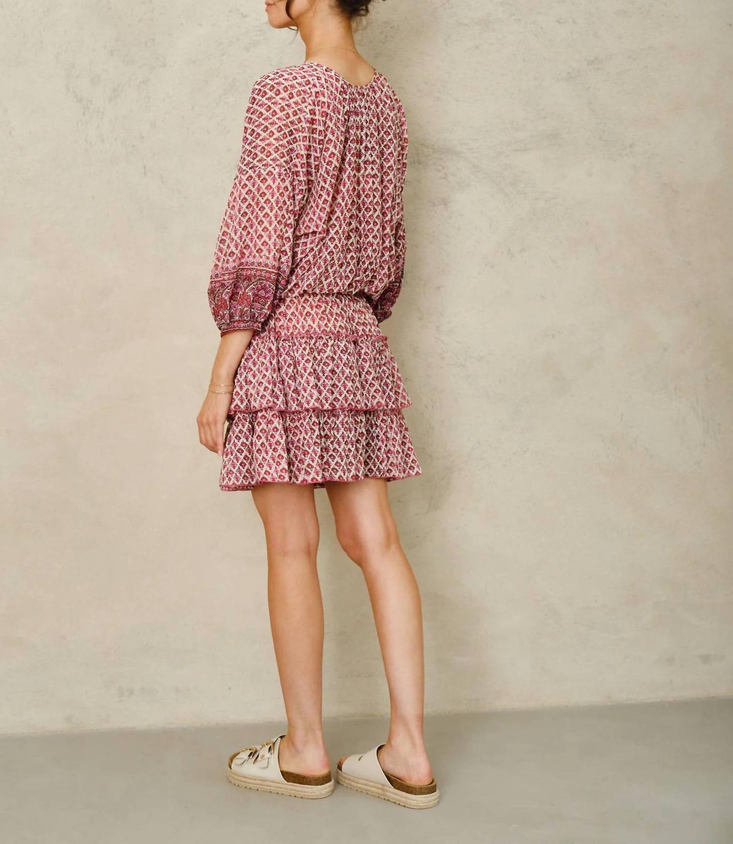 M.A.B.E. - Viti Tiered Mini Dress