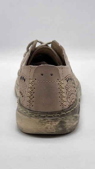 Kcr Group - Sapatos femininos de couro de cano baixo e atemporais