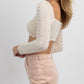 Bailey Rose - SCALLOP + LACE CROPPED TOP