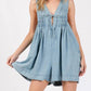 Lalavon - Gameday Denim Romper