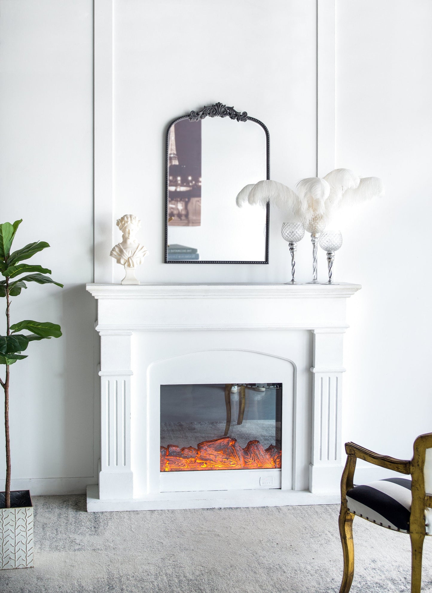 The Baroque Ébonisé™ Grand Wall Mirror