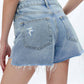 Bayeas - Kelly High Rise Denim Shorts