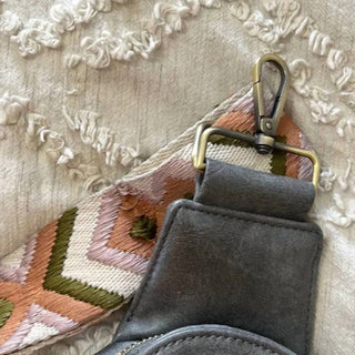 Bella + Carina - Women's Front Adjustable Crossover Body Bag With Atzec Strap