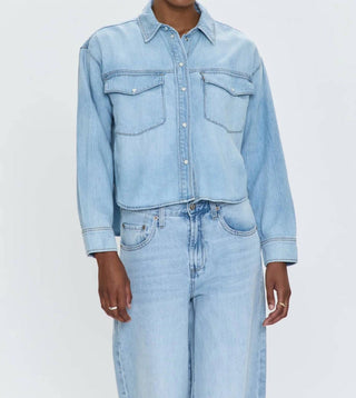 Pistola - Camisa de trabalho clássica Sadie