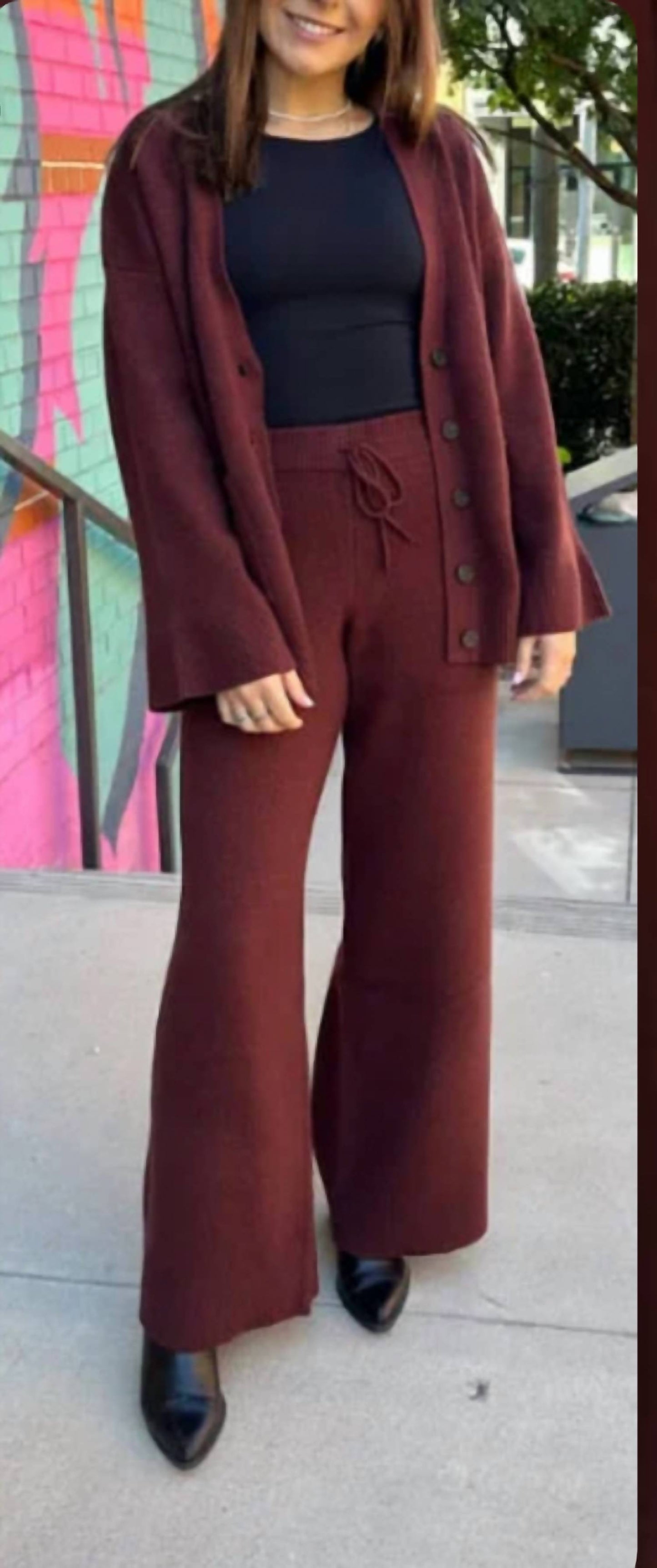 525 America - CLOVER WIDE LEG PANTS