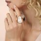 Ettika - Women's Sea born Pearl Ring