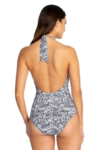 Johnny Was - Macacão bordado com alças de mola