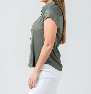 Lola & Sophie - Women's Hybrid Cap Sleeve Shirt