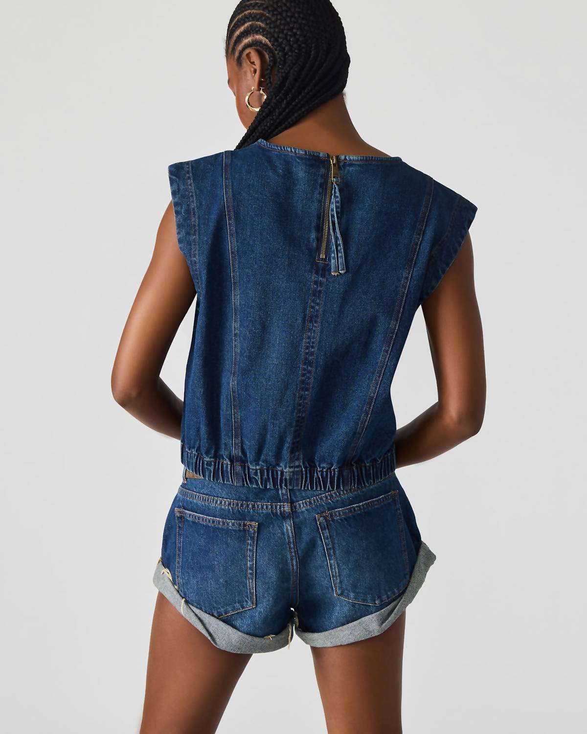 Steve Madden - Leila Sleeveless Denim Top