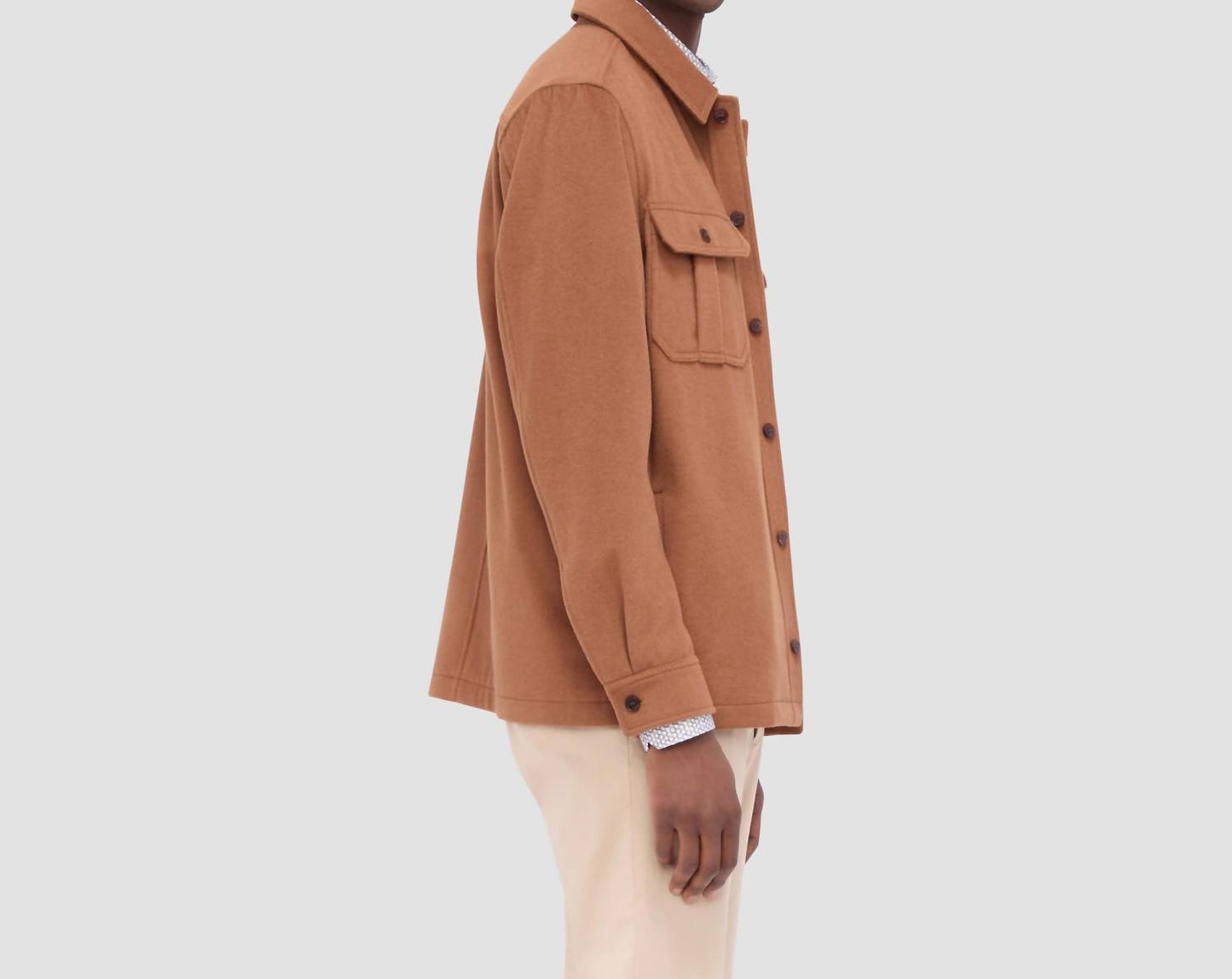 Bugatchi Uomo - Wool Cashmere Shirt Jacket