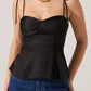 Astr - Selena Peplum Top