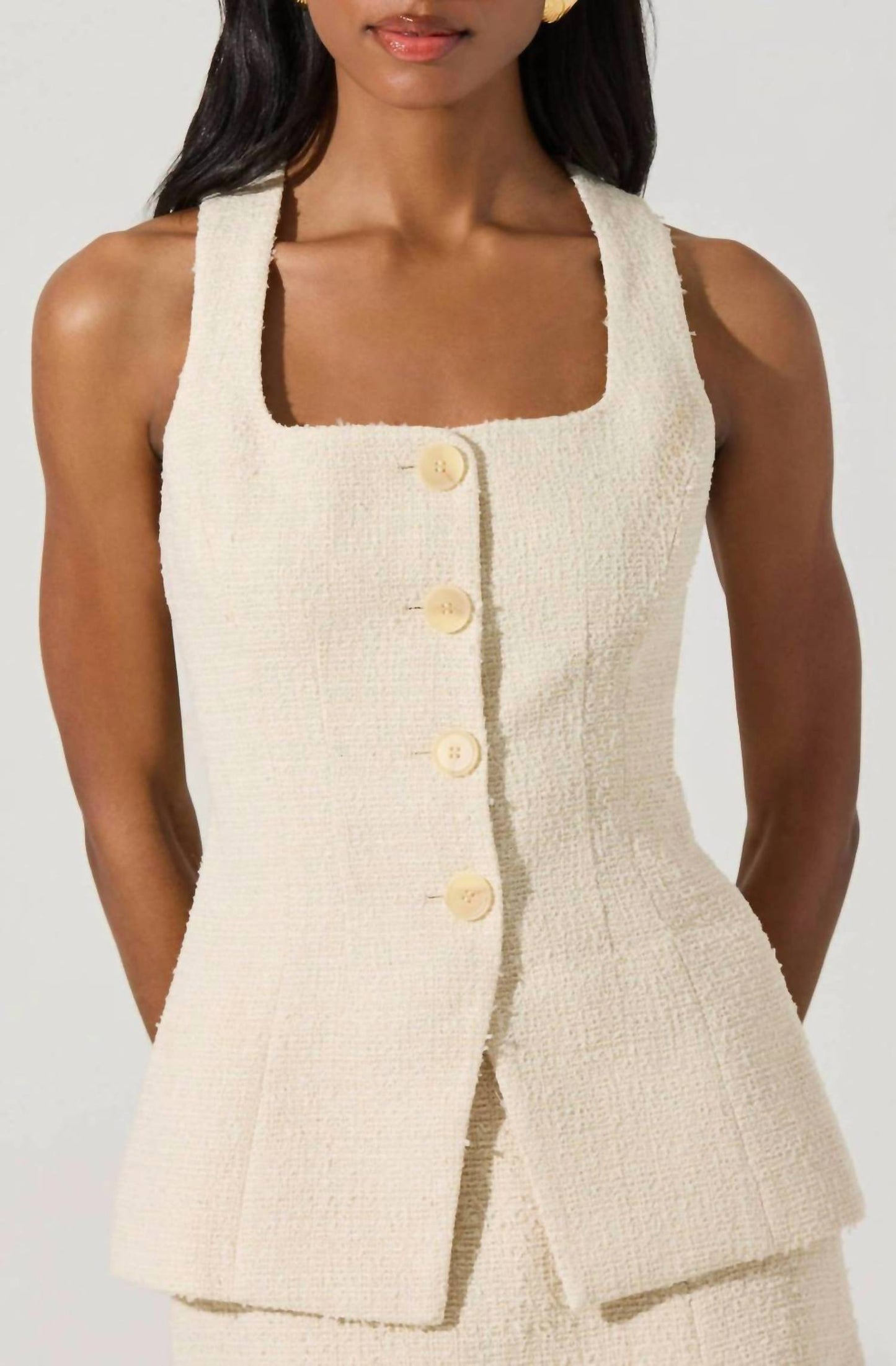Astr - Brunelle Tweed Vest