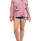 Entro - Floral Criss Cross Top