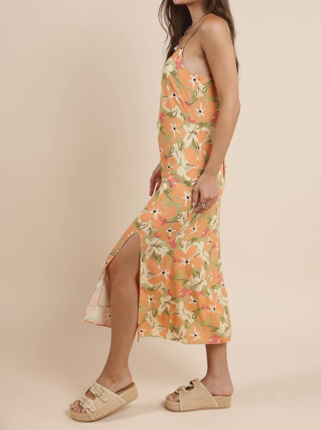 Sadie & Sage - Aperitivo Back Tie Midi Dress