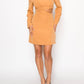 A.C.G. Los Angeles - Elegant Cut Out in Long Sleeve Mini Dress