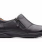 Clarks - Appley Zip Leather Shoes