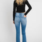 Petra153 - Medium wash mid rise Petra jeans