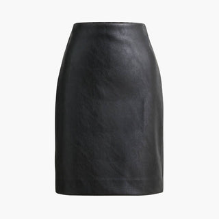 J.Crew - Saia lápis de couro sintético - Petite