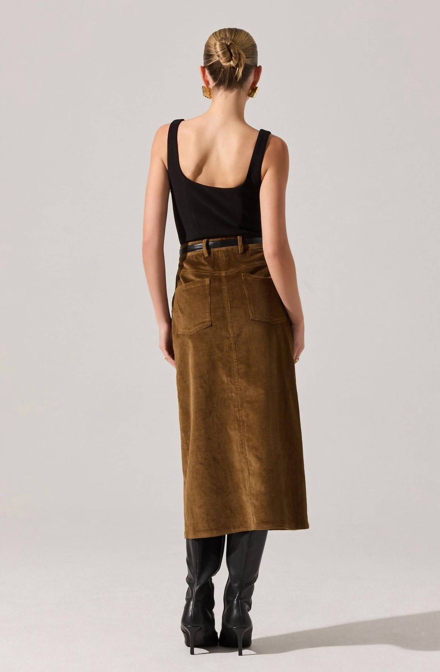 Astr - Kendal Curved Neck Bodysuit