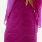 Joseph Ribkoff - Chiffon Overlay Textured Sheath Dress