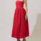 Sugarlips - Arielle Jacquard Belle Strapless Maxi Dress