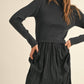 Miou Muse - Shay Sweater Combo Maxi Dress