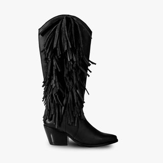 Bala Di Gala - Botas femininas Ely de couro premium até o joelho