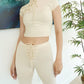 Koy & Victoria - Zara Lace Up Crop Top
