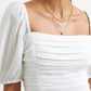 French Connection - Afina Verona Ruched Midi Dress