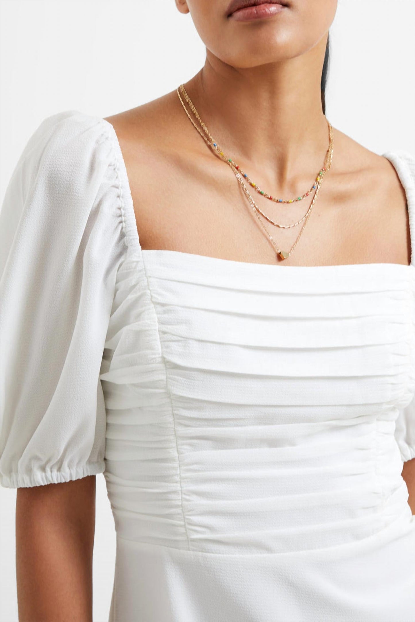 French Connection - Afina Verona Ruched Midi Dress