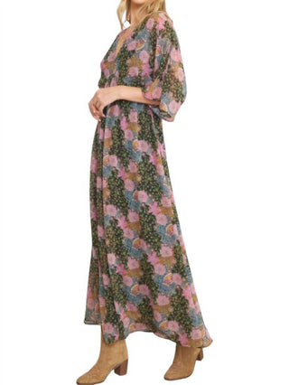Entro - Floral Mix Maxi Dress