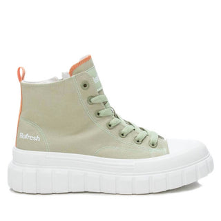 Xti - Botas de cano alto femininas de lona