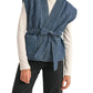 &Merci - Quilted Denim Vest