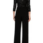 Adrianna Papell - Sequin Faux Wrap Jumpsuit