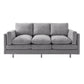 3 Seater Sofa With Dual Layer Seat Cushions