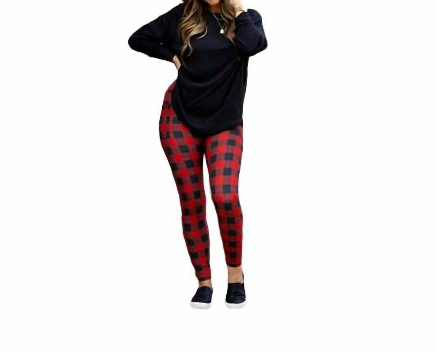 Julia Rose - Plaid Leggings