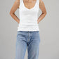 Lna - V-neck Slim Ribbed Tank Top