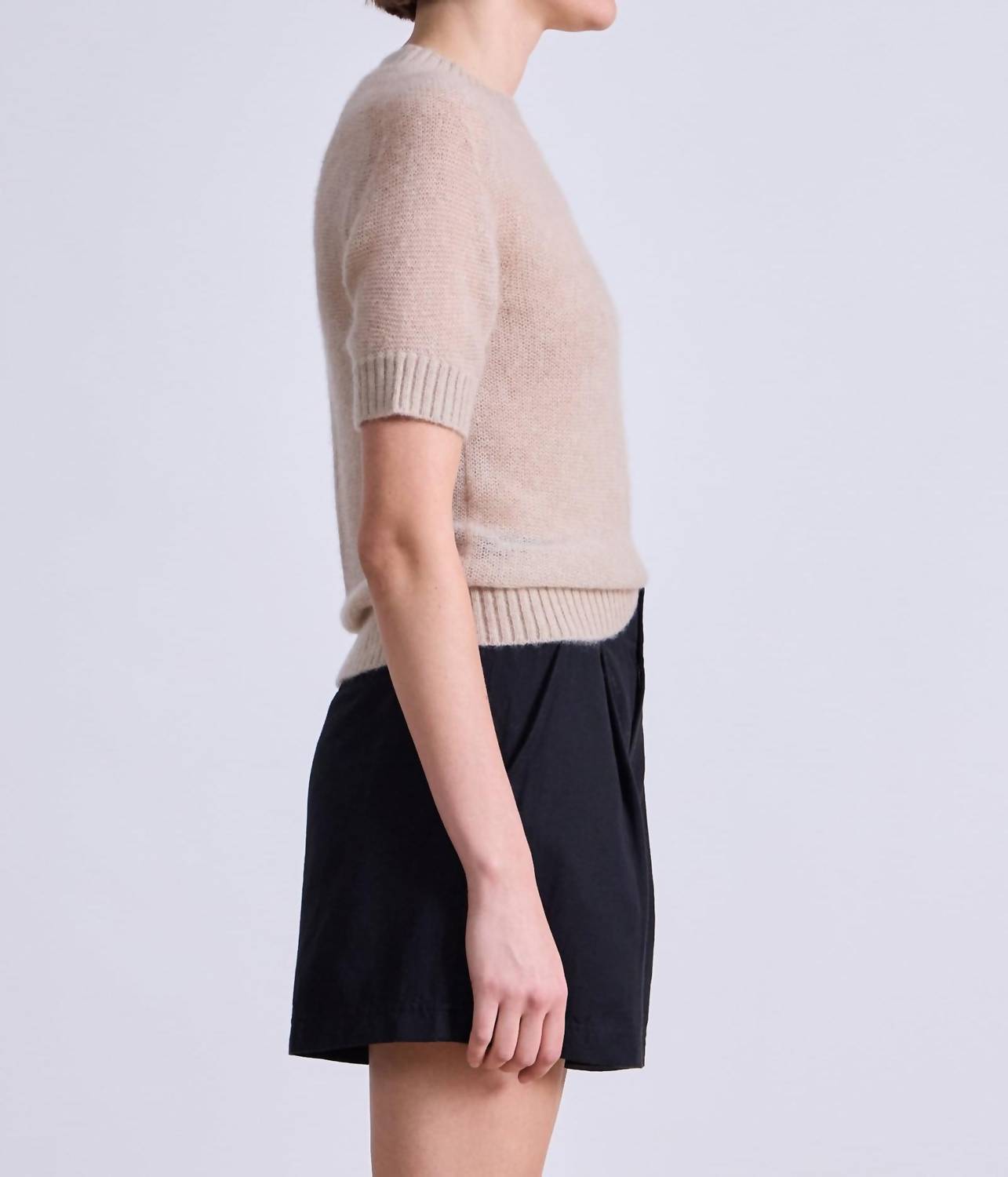Apiece Apart - Softest Tissue Short-sleeve Sweater