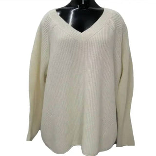 Club Monaco - Women's Cashmere V-neck Long Sleeve Sweater