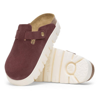 Birkenstock - Tamancos Boston Chunky Suede Femininos