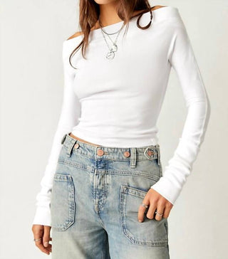 Free People - Blusa de manga comprida Gigi