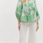 Entro - Sweet & Scalloped Floral Blouse