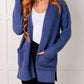 Zenana - Everything Layer Waffle Knit Open Front Cardigan
