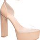 Chinese Laundry - Women's Asher Platform Sandals With Clear Strap