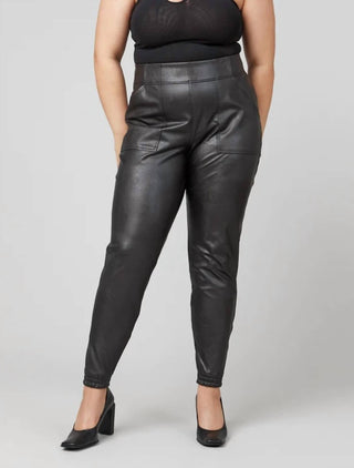 Spanx - CALÇA DE JOGGER COM ESTILO DE COURO